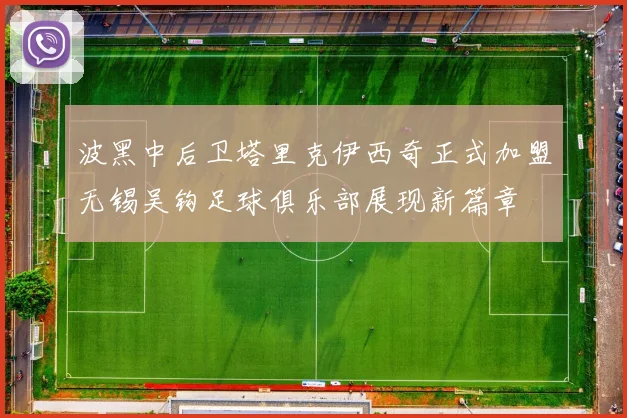 波黑中后卫塔里克伊西奇正式加盟无锡吴钩足球俱乐部展现新篇章